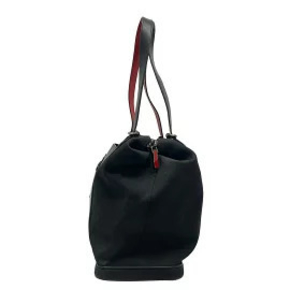 CHRISTIAN LOUBOUTIN Damon Boston Bag Lock Black Leather